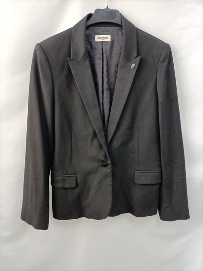 ZADIG &VOLTAIRE. Blazer negra  T.36