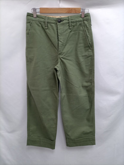 RAG&BONE.  Pantalón recto verde T.0(36)