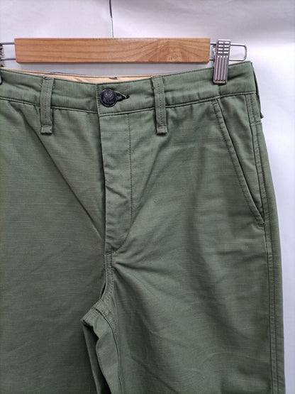 RAG&BONE.  Pantalón recto verde T.0(36)