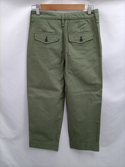 RAG&BONE.  Pantalón recto verde T.0(36)