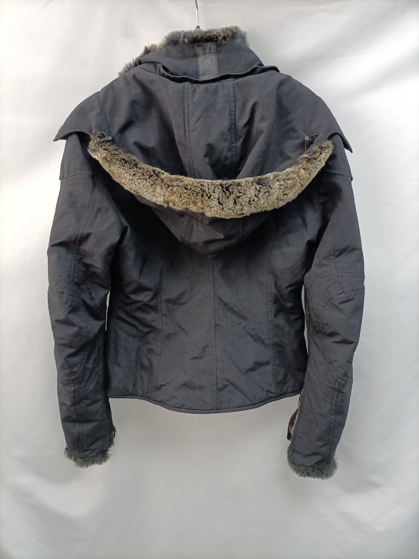 BELSTAFF. Chaquetón negro pelo  T.44(S)