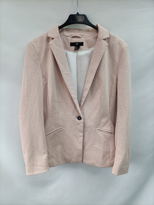 H&M. Blazer rosa T.40