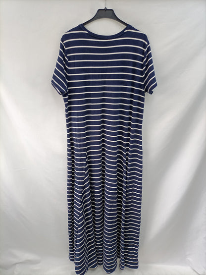 RALPH LAUREN. Vestido rayas marineras T.xl