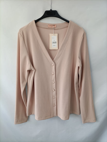 BIMANI. Top/chaqueta beige T.xl