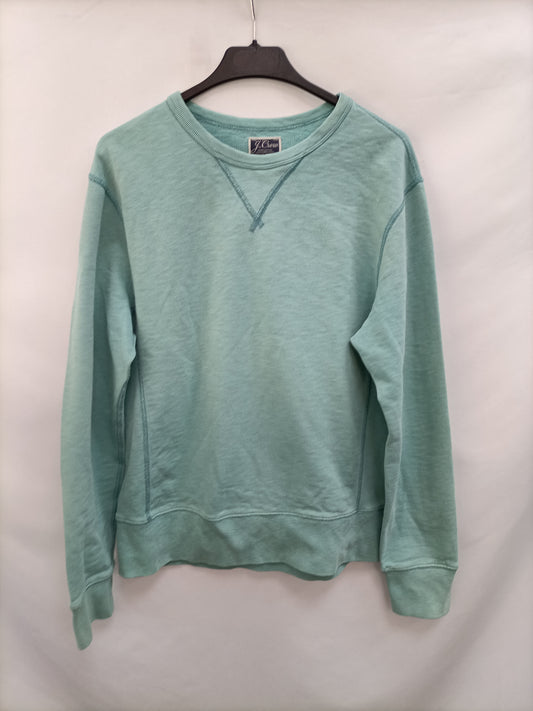 J.CREW. Sudadera verde agua T.s