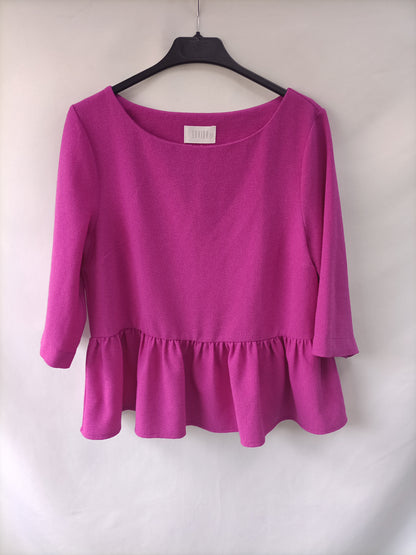 SAVIDA. Blusa rosa T.38