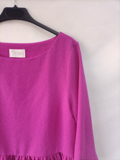 SAVIDA. Blusa rosa T.38