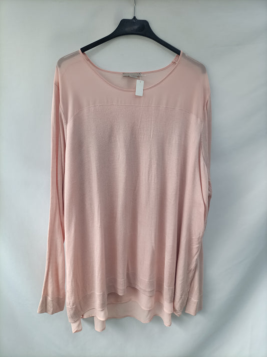 H&M. Jersey rosa T.XXL