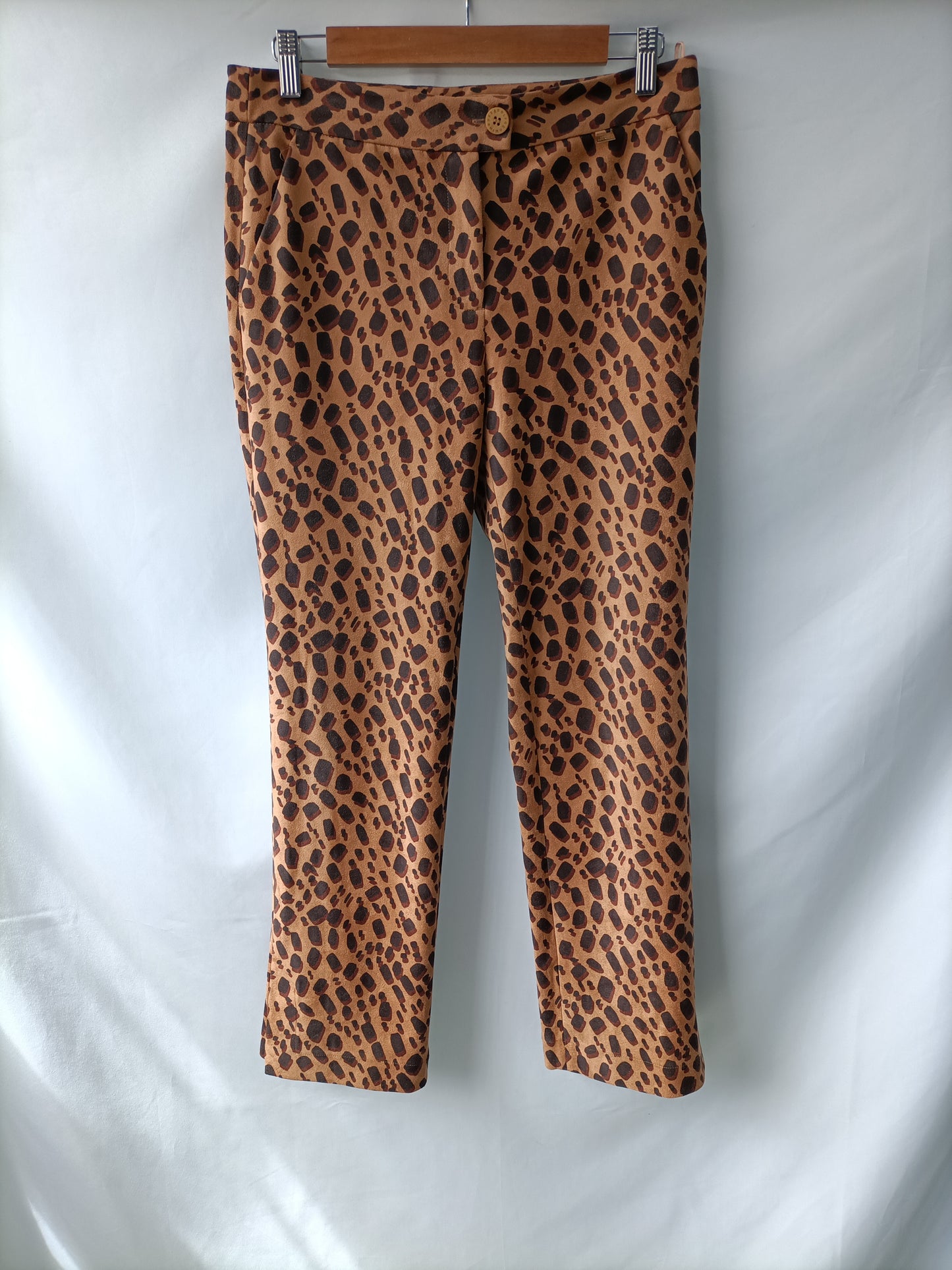 ADOLFO DOMÍNGUEZ. Pantalón animal print