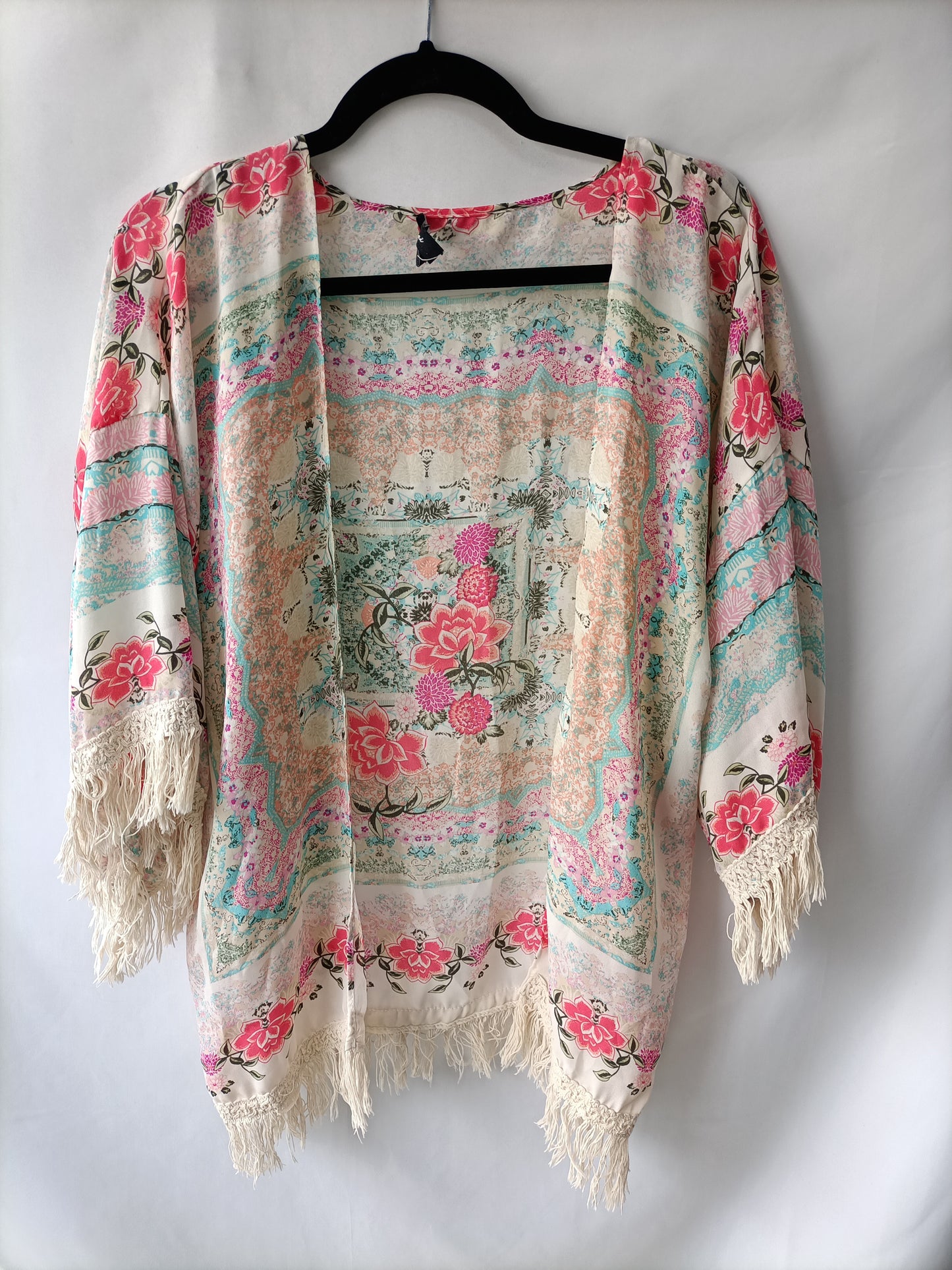 ZARAI. Kimono flores T.s