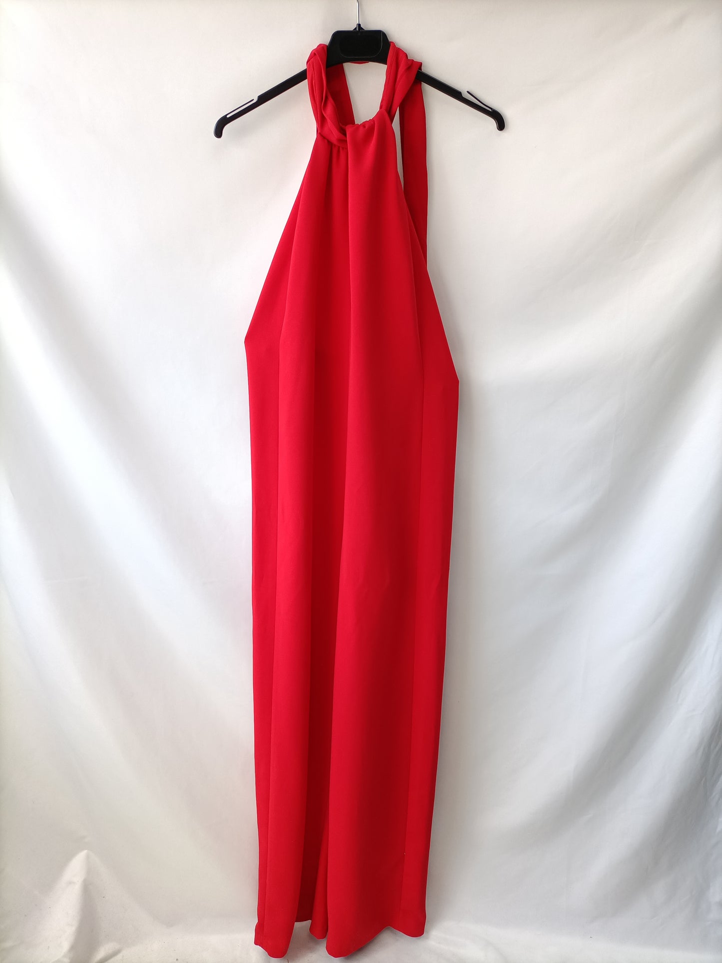 ZARA. Mono largo rojo T.xs