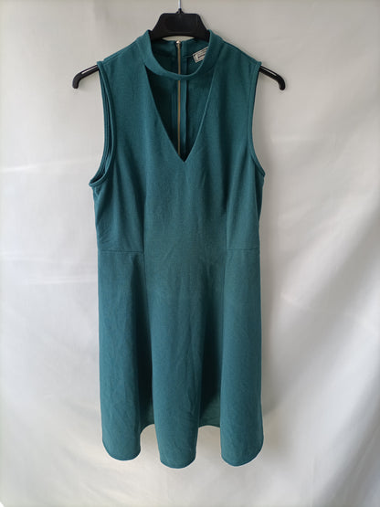 PIMKIE. Vestido corto verde agua T.m