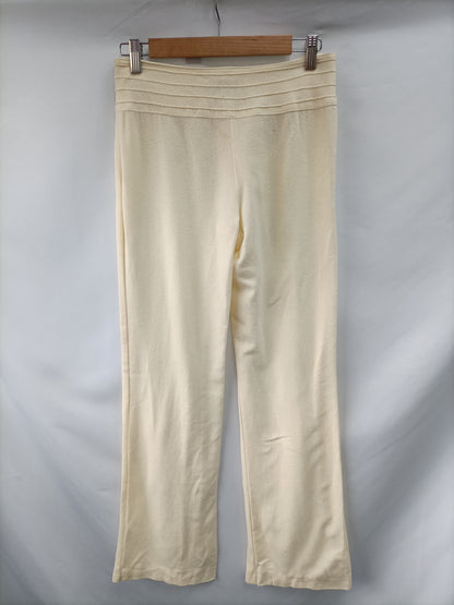 ALBA CONDE. pantalon amarillo palo T.38