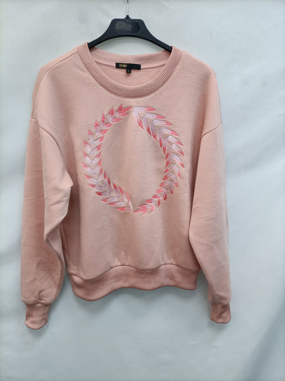 MAJE. Sudadera rosa T.2(m)