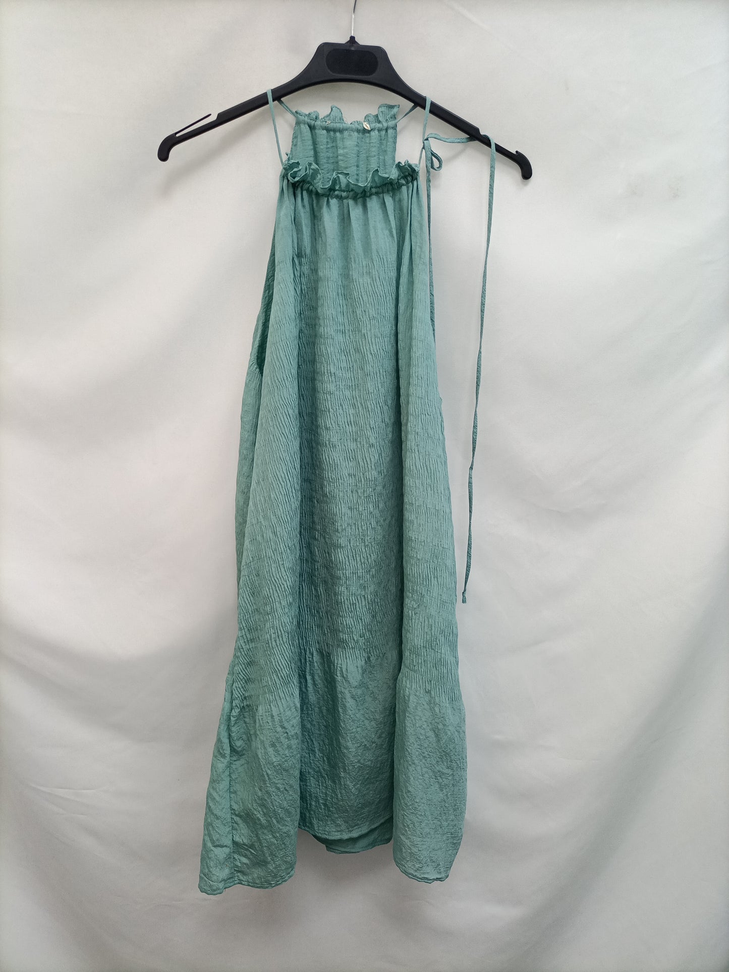 OTRAS. Vestido verde agua T.u(m)