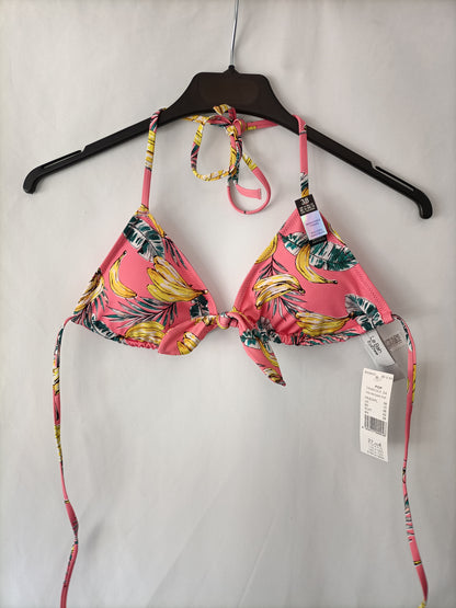 ETAM. Bikini rosa bananas T.38/36