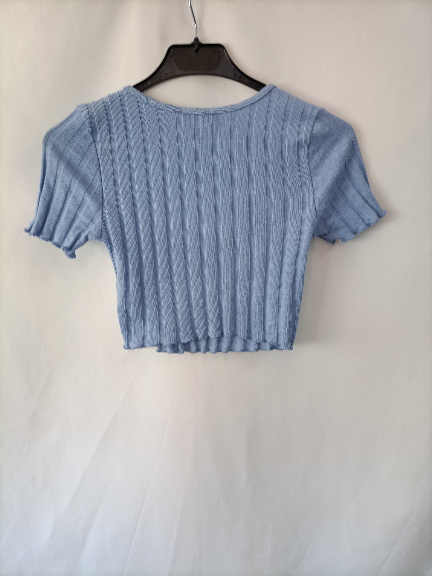 ZARA. Croptop azul T.s