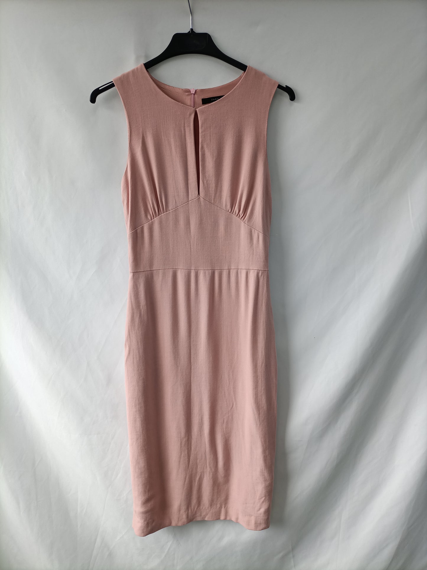 ZARA. Vestido rosa  T.36 (tara)