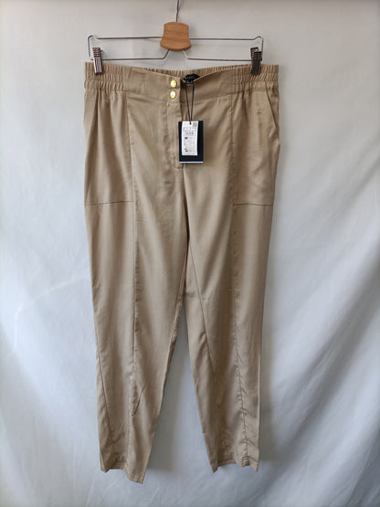 CORTEFIEL. Pantalón Fluido beige T.l