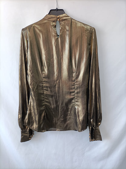 MIOH.Blusa bronce T.s