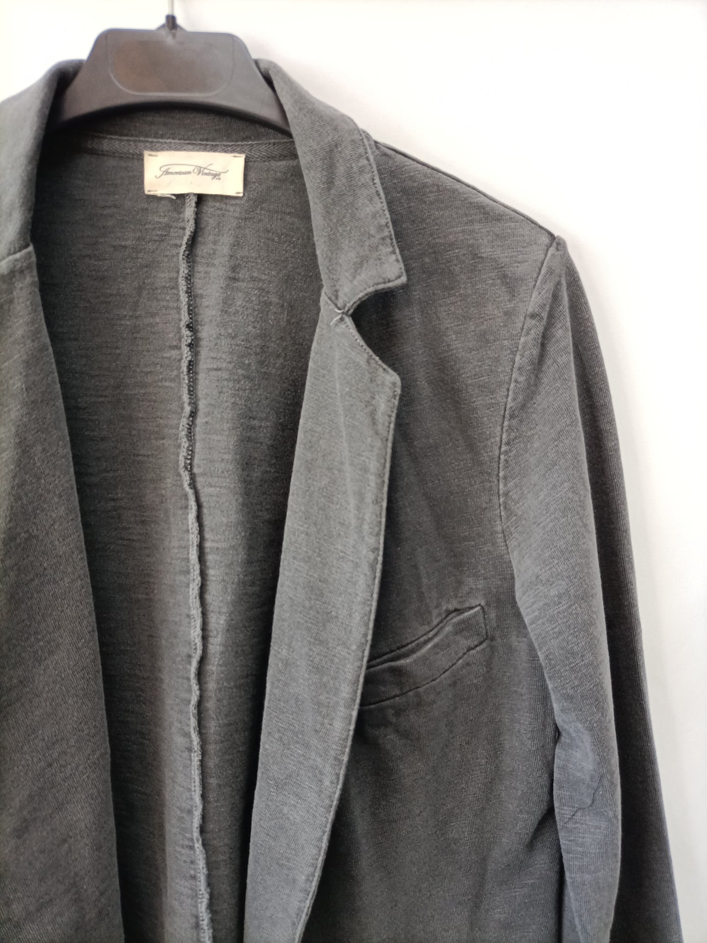 AMERICAN VINTAGE. Blazer gris T.s