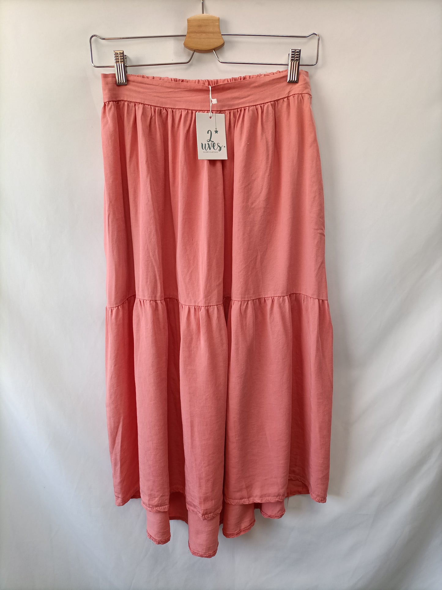 2UVES. Flada midi rosa T.u(xs)