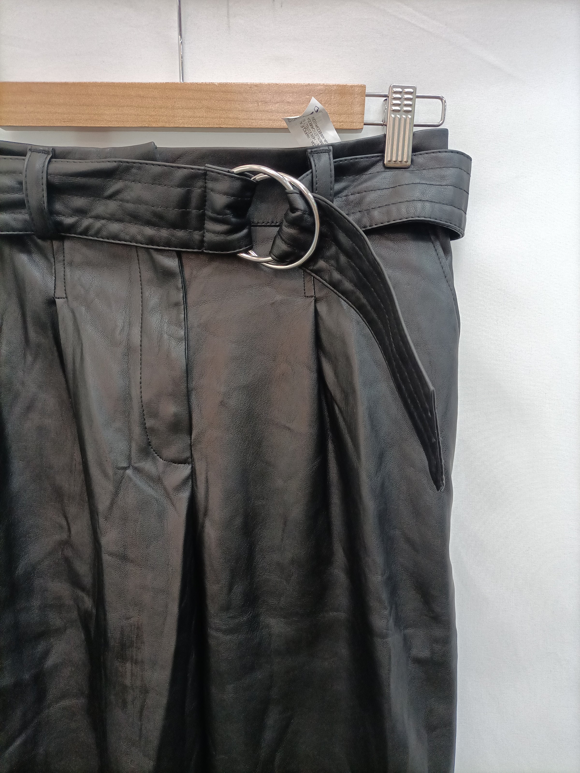 Pantalon polipiel bershka hot sale