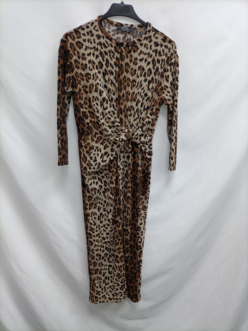 ZARA.Pantalón animal print fluido. T M /L – Hibuy market