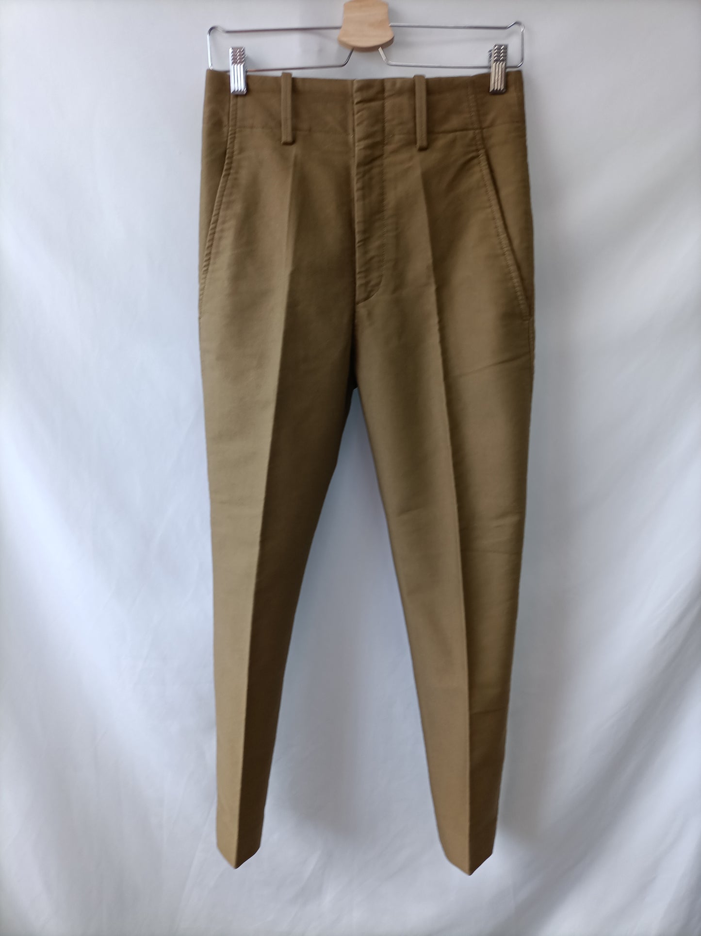 ISABEL MARANT ÉTOILE. Pantalón chino verde T.34