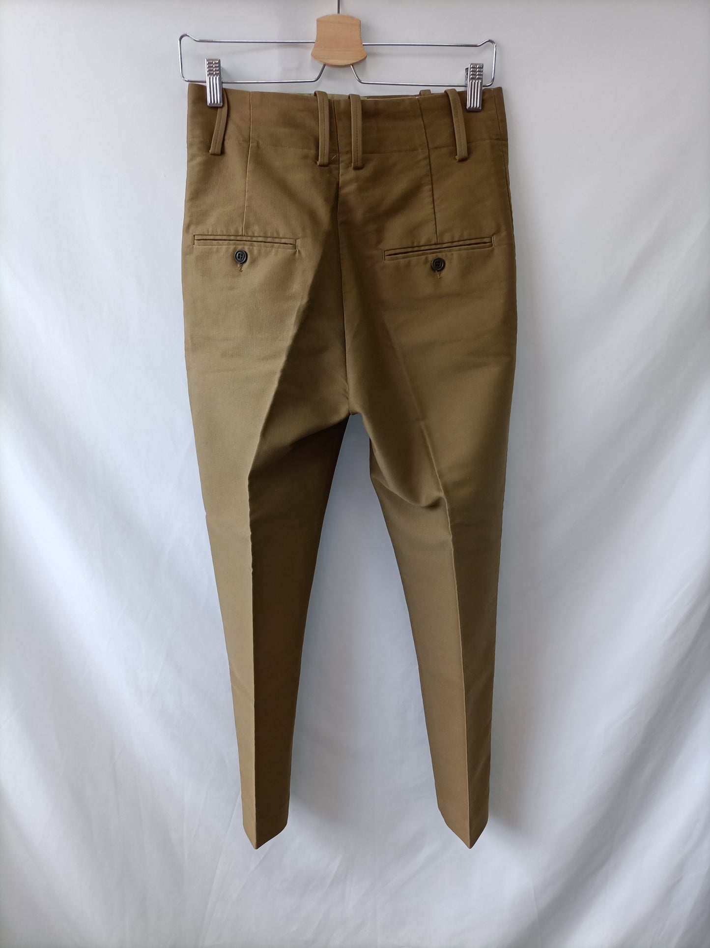 ISABEL MARANT ÉTOILE. Pantalón chino verde T.34