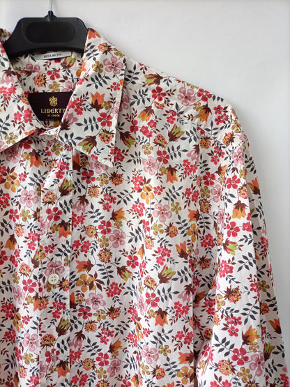 LIBERTY OF LONDON. Camisa de flores T.u(l)