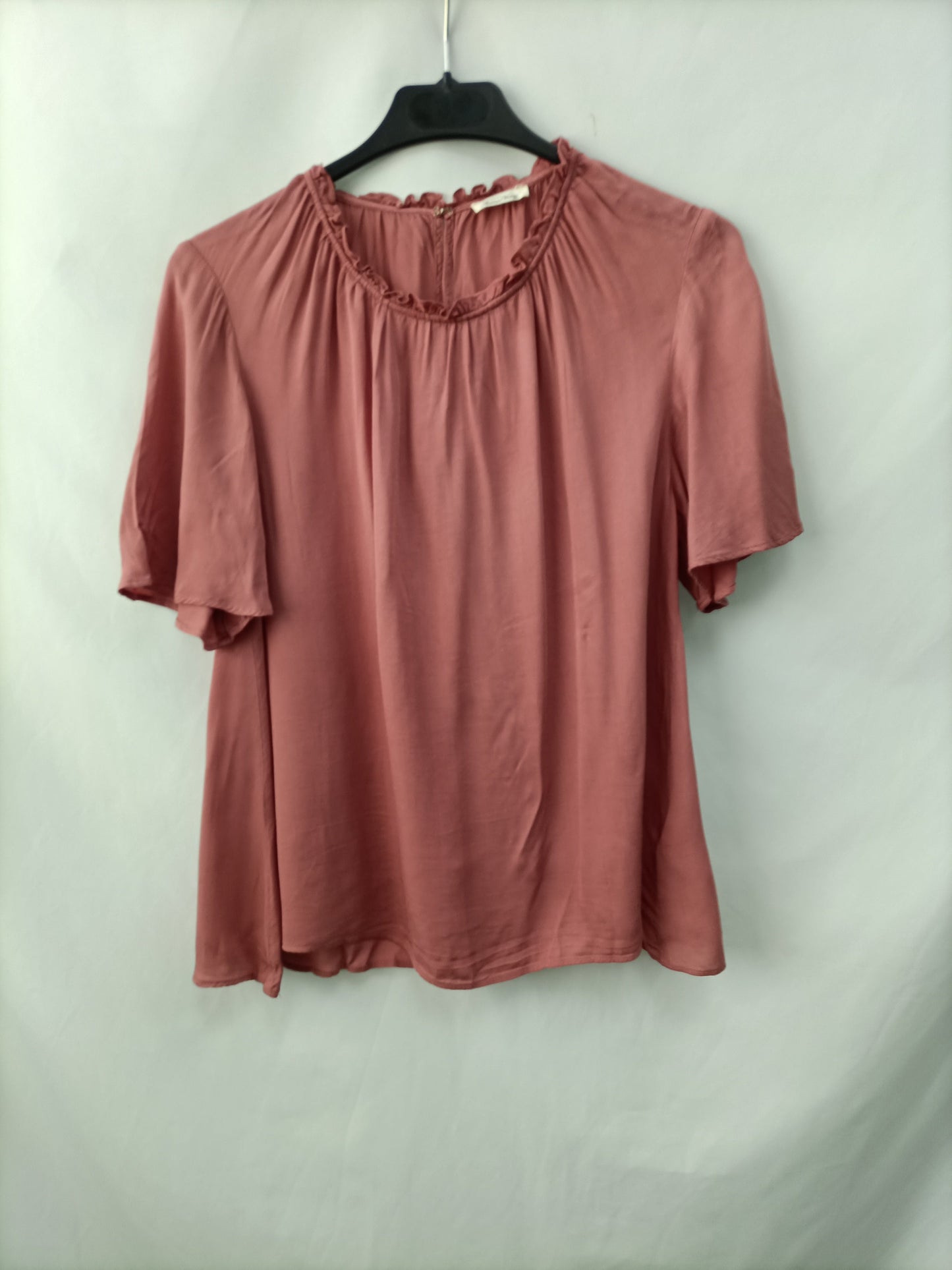 AMERICAN VINTAGE. Blusa fluida rosa T.s