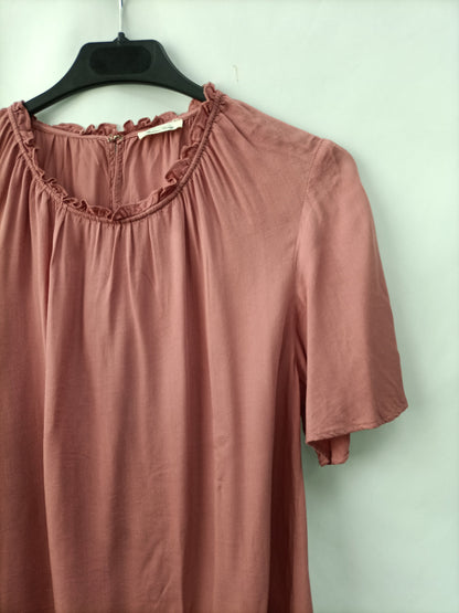 AMERICAN VINTAGE. Blusa fluida rosa T.s