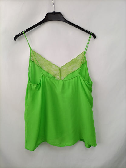 MANGO. Top lencero verde T.s