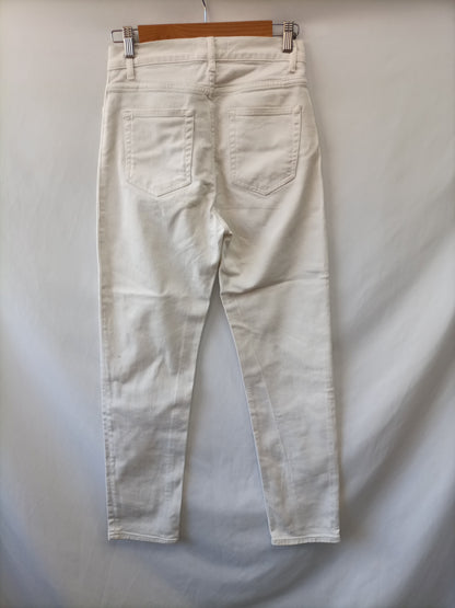 SANDRO. Pantalón denim blanco T.36