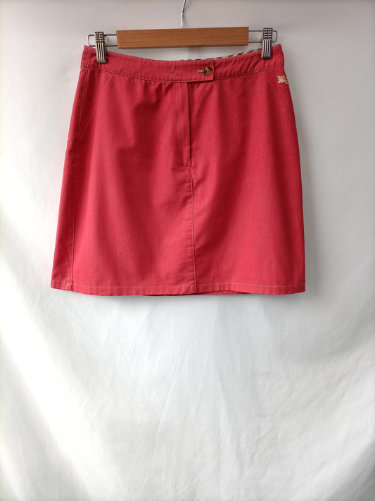 BURBERRY. Falda roja vintage T.40(36)