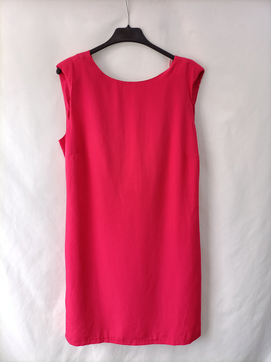 ZARA. Vestido rosa T.l