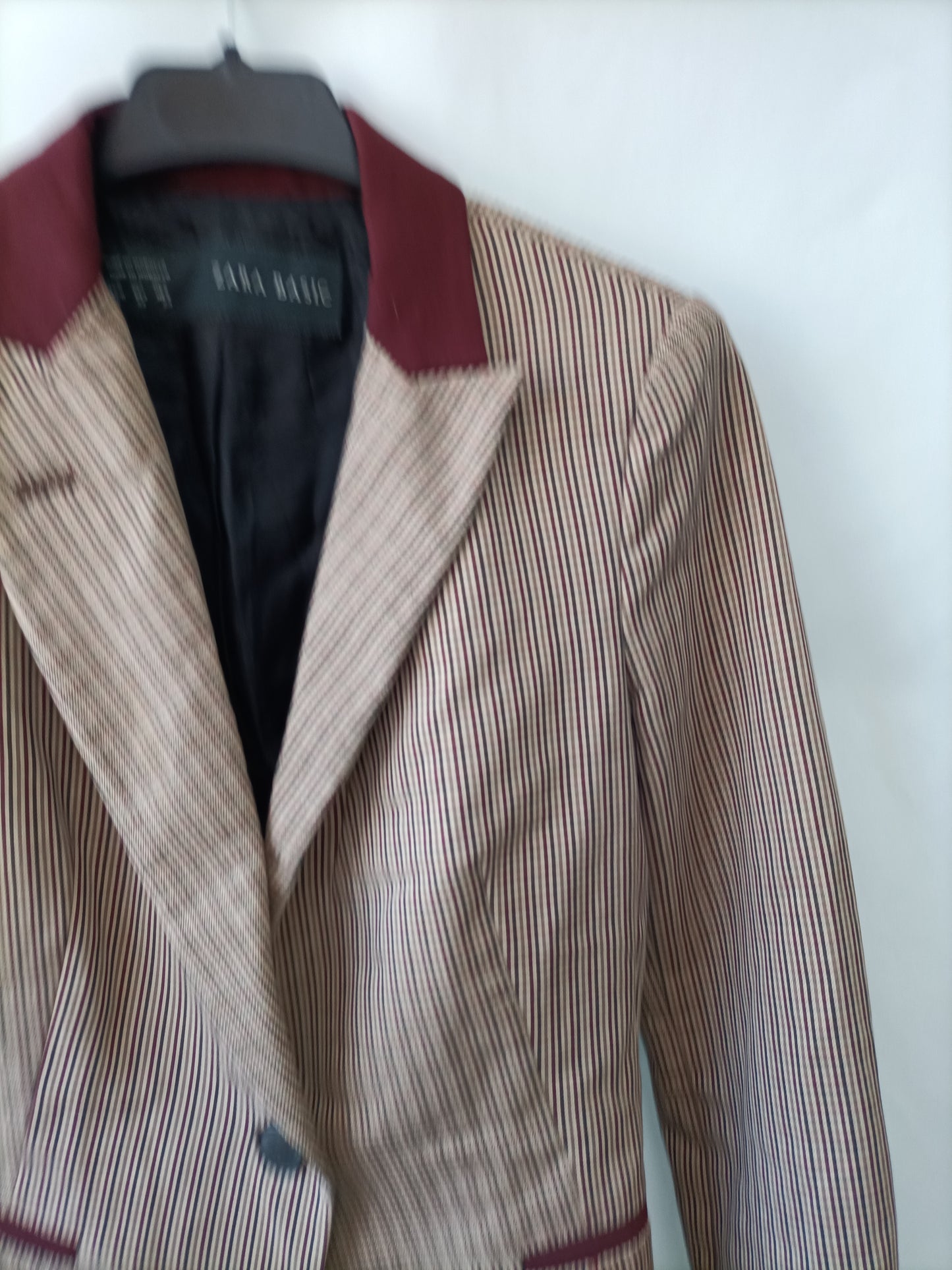 ZARA. Blazer pata de gallo T.xs