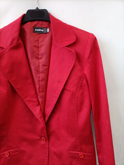 FARUK. Blazer roja T.44