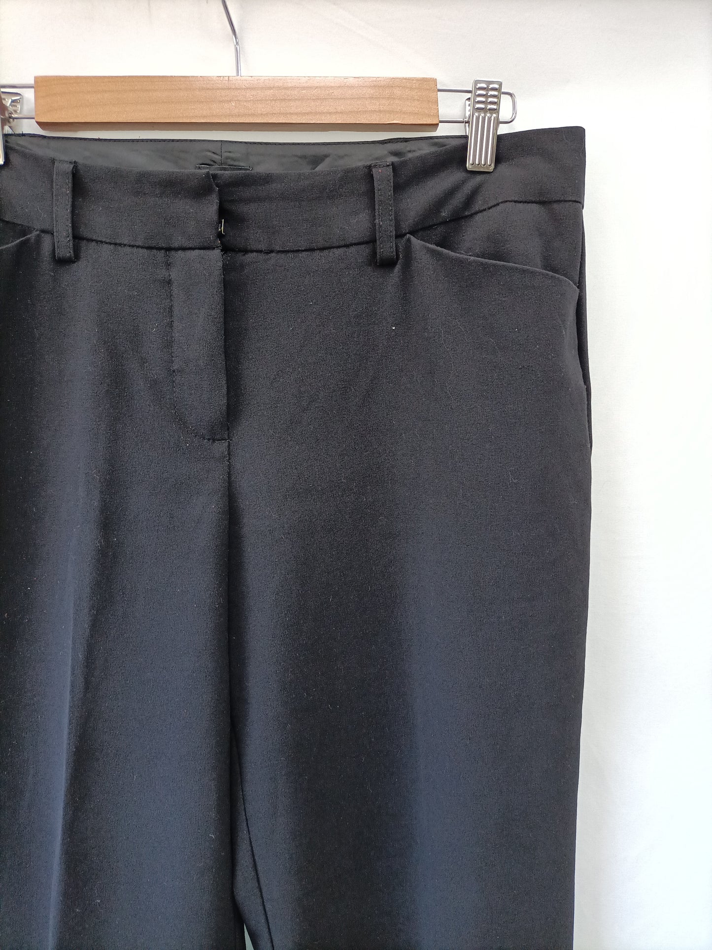 BERKELEY. Pantalón ancho negro T.11(42)