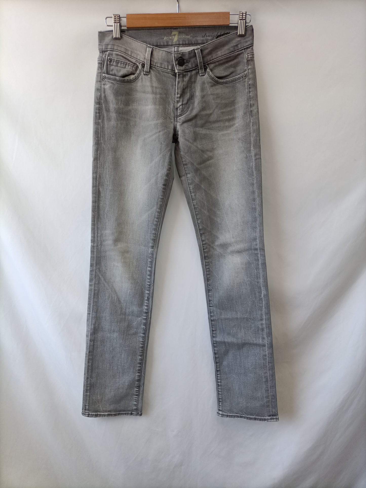 FOR ALL MANKIND SEVEN. Pantalón denim gris T.25(36)