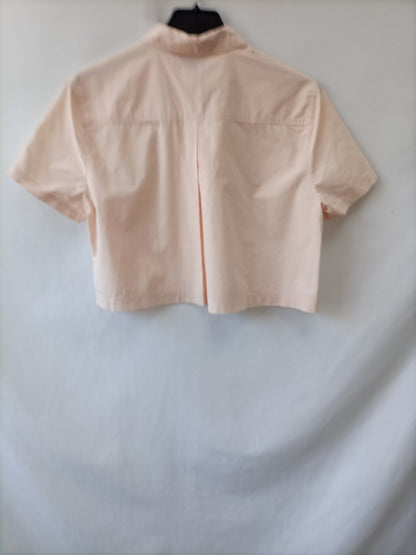 FORTE FORTE. Camisa rosa cropped T.0(xs)