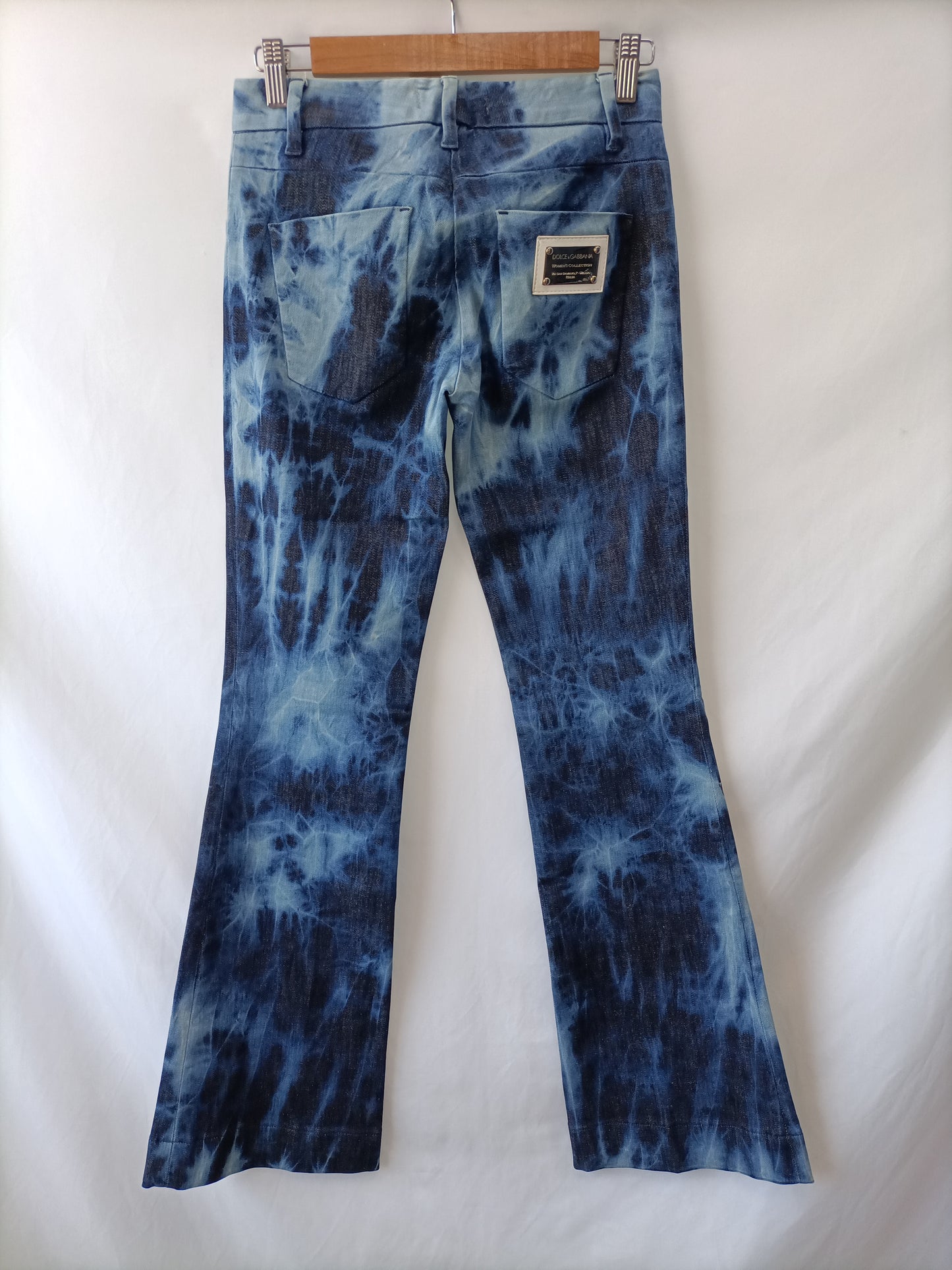 DOLCE&GABANA. Pantalón tie dye T.36