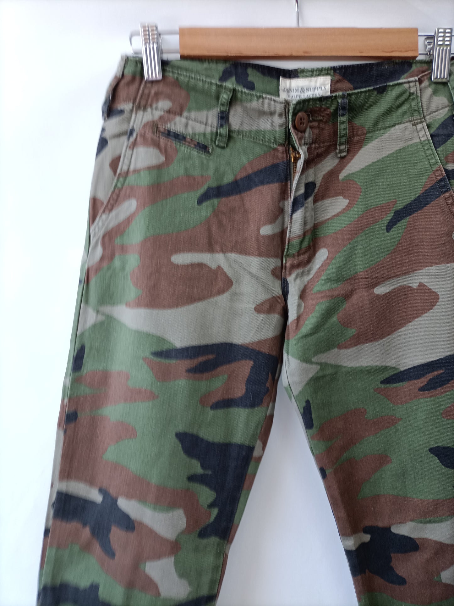 RALPH LAUREN. Pantalón camuflaje T.25(36)