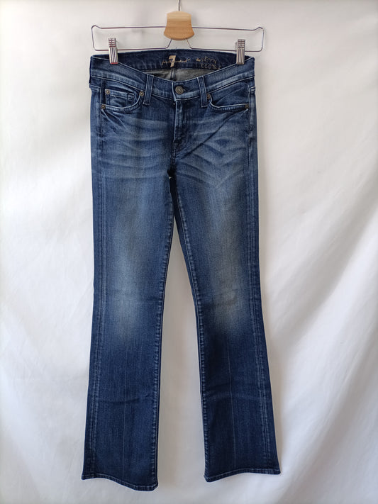 FOR ALL MANKIND SEVEN. Pantalón denim recto  T.25(36)