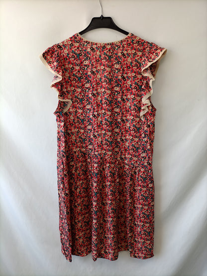 ZADIG &VOLTAIRE. Vestido corto flores T.m