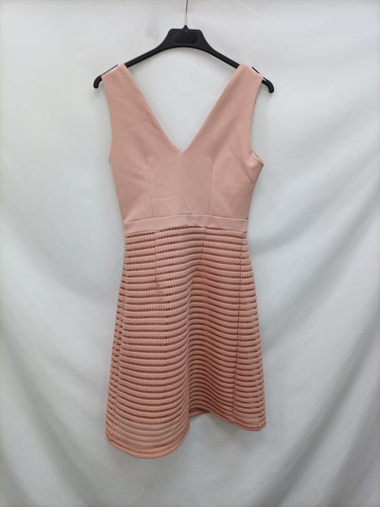 COSTES STUDIO.Vestido corto nude T.34