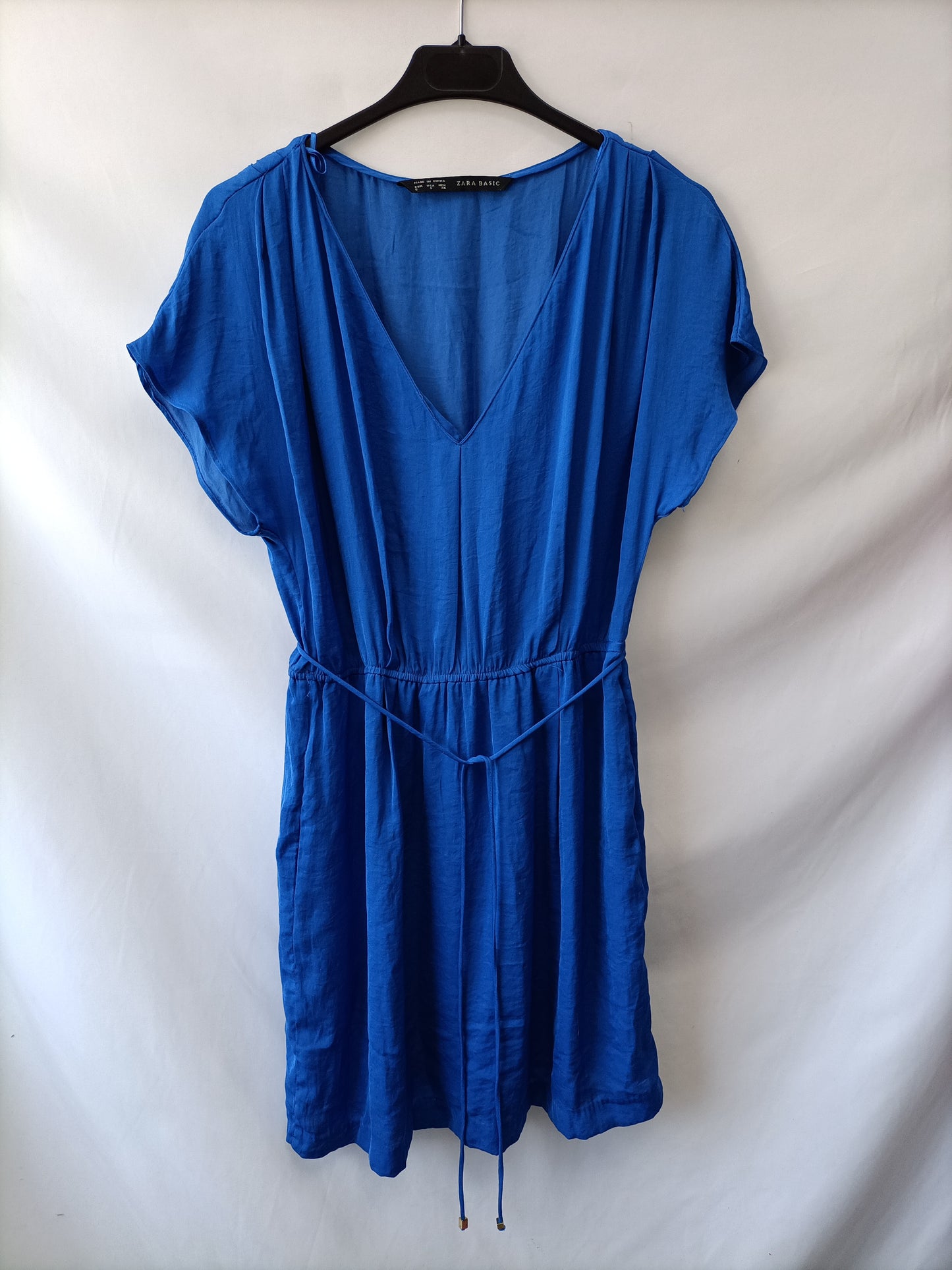 ZARA.Vestido azul T.s