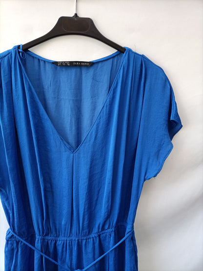 ZARA.Vestido azul T.s