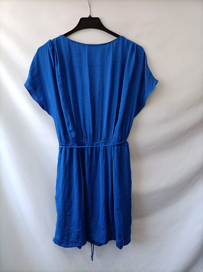 ZARA.Vestido azul T.s